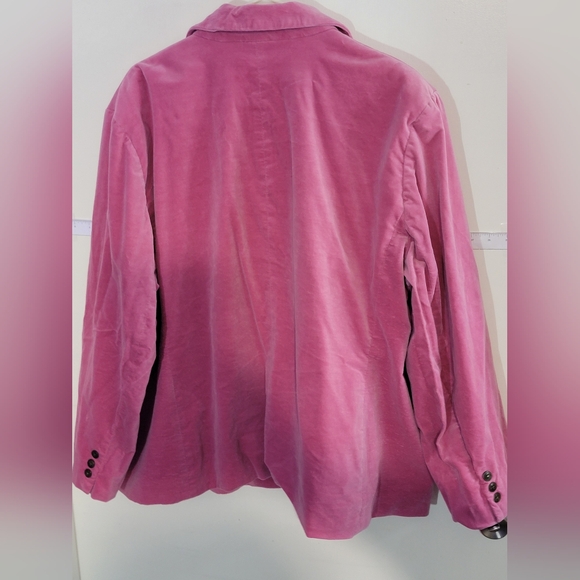 Jones New York Pink Velvet Women's Blazer Size 24W NWOT - Picture 5 of 5